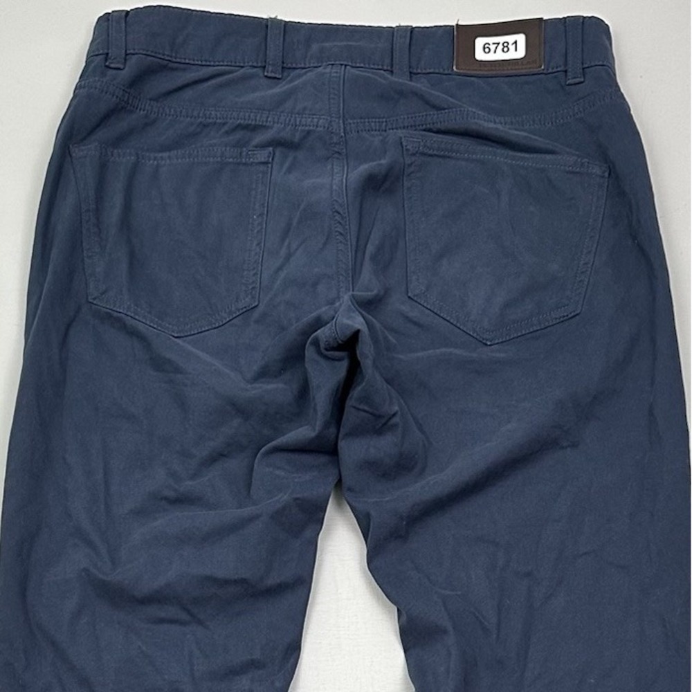 Peter Millar Crown Crafted Delvin Pants Men 32x34 Navy Blue Stretch Tailored Fit